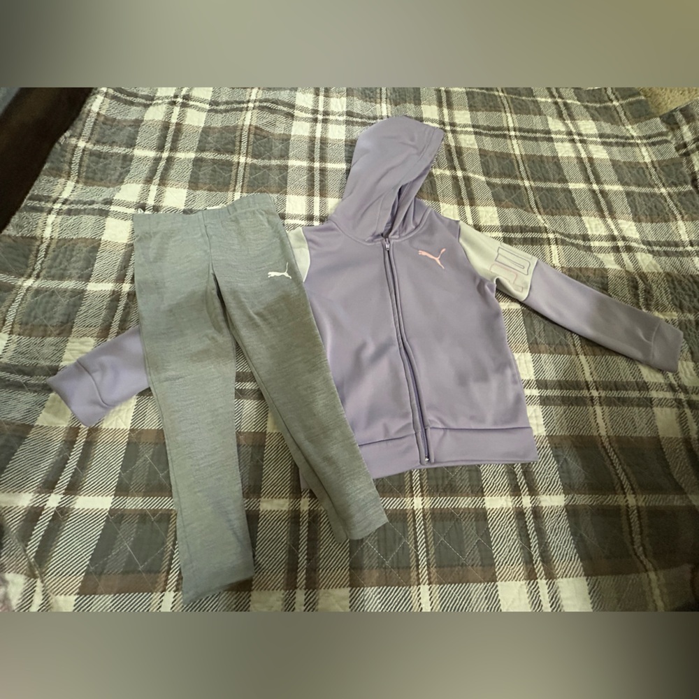 Puma Three Piece Set Jacket, Shirt and Leggings